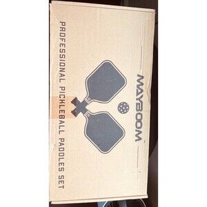 Mayboom Pickle all Paddles set of 2 with 4 balls. USAPA approved. NIB